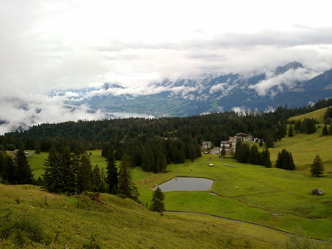 Blick auf die Mörlialp © clk